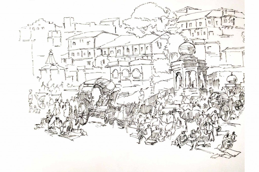 Indian Market Sketch  Picture of PotliAn Indian Market Kitchen London   Tripadvisor