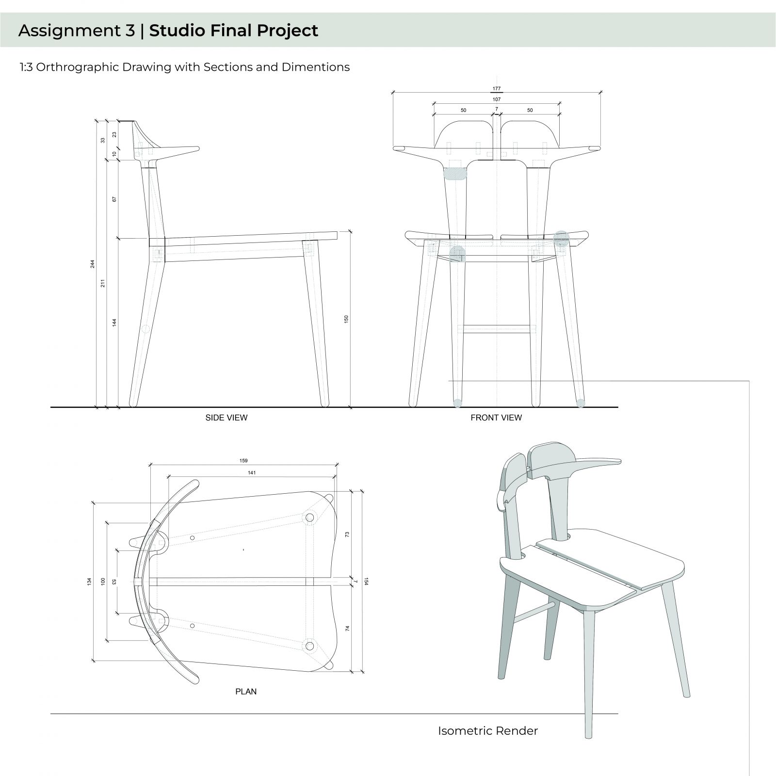 Frontier Forge Study Chair | CEPT - Portfolio